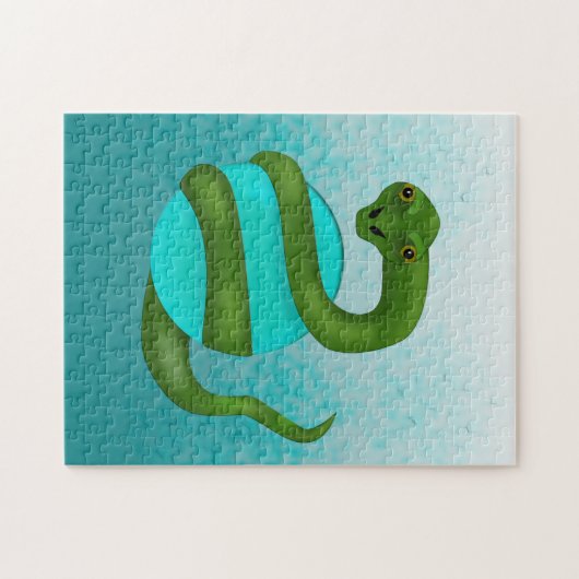 Die Schlange Puzzle (Horizontal)