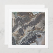 die schlange quadratische Flachkarte Dankeskarte (Vorne/Hinten)