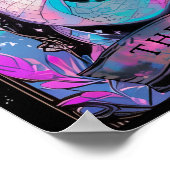 Die Schlange-Tarot-Karte Hexenkopfer Poster (Ecke)