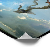 die Schlange und den Mond Poster (Ecke)