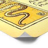 Die Schlange und der Walter-Krane Poster (Ecke)