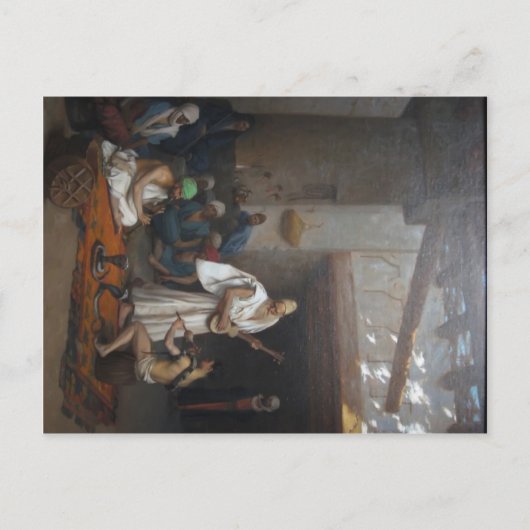 Die Schlangen-Charmer von Jean-Leon Gerome Postkarte (Vorderseite)
