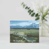 Die Schlangenwälder Teton Postkarte (Stehend Vorderseite)