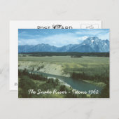 Die Schlangenwälder Teton Postkarte (Vorne/Hinten)