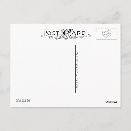 Die Schlangenwälder Teton Postkarte (Rückseite)