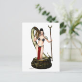 Die schlanke Königin Postkarte (Stehend Vorderseite)