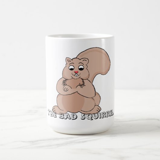 Die schlechte Eichhörnchen-Kaffee-Tasse Kaffeetasse (Mittel)