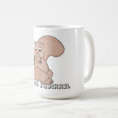 Die schlechte Eichhörnchen-Kaffee-Tasse Kaffeetasse (VorderseiteRechts)