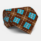 Die schlechte Karierte Krawatte (Gerollt)