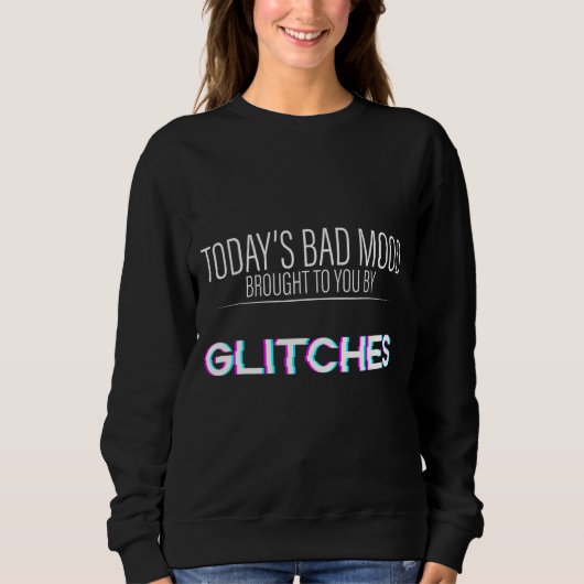 Die schlechte Laune, die dir heute durch die Klapp Sweatshirt (Vorderseite)