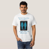 Die schlechte Sache über Fibromyalgia ist… T-Shirt (Vorne ganz)