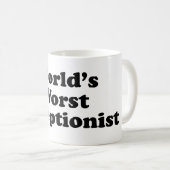 Die schlechteste Empfangsdame der Welt Kaffeetasse (VorderseiteRechts)