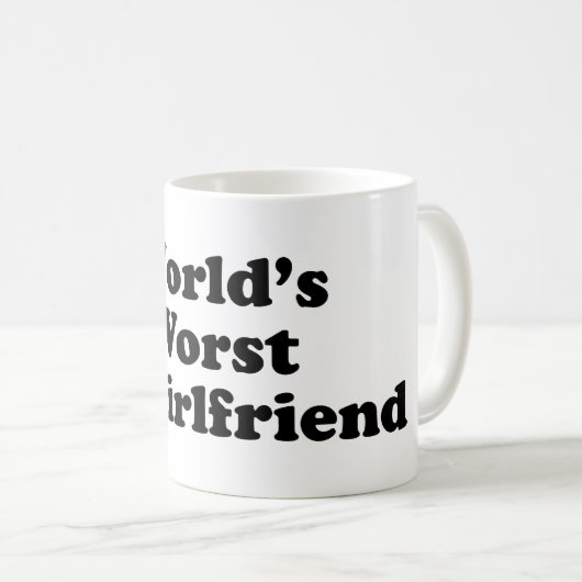 Die schlechteste ex Freundin der Welt Kaffeetasse (VorderseiteRechts)
