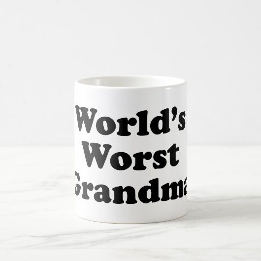 Die schlechteste Großmutter der Welt Kaffeetasse (Mittel)