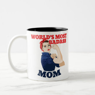 Die schlechteste Mutter der Welt Zweifarbige Tasse