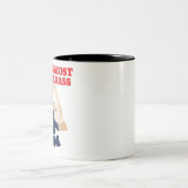 Die schlechteste Mutter der Welt Zweifarbige Tasse (Mittel)