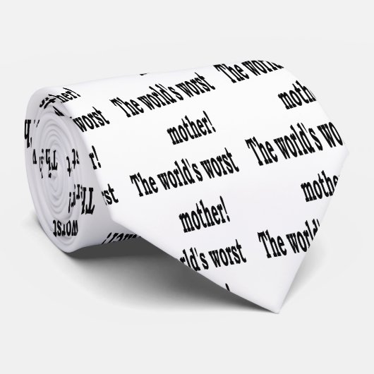Die schlechteste Mutter Krawatte (Gerollt)