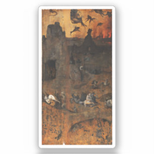 Die Schlechtigkeit der Menschheit vor der Flut Aufkleber