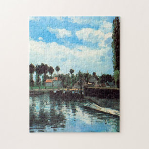 Die Schleuse von Pontoise von Camille Pissarro Puzzle