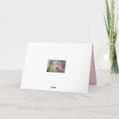 Die schlichte Schönheit der Sakura-Blume im Frühli Karte (Rückseite)