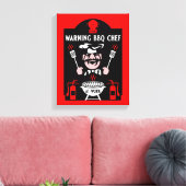 Die schlimmste GRILLEN der Welt Leinwanddruck (Insitu (Wohnzimmer))