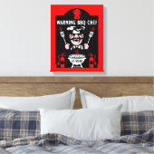 Die schlimmste GRILLEN der Welt Leinwanddruck (Insitu (Schlafzimmer))