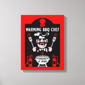 Die schlimmste GRILLEN der Welt Leinwanddruck (Vorderseite)