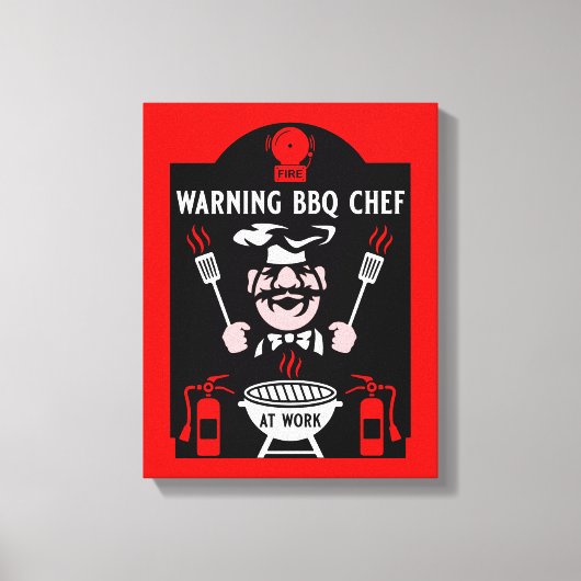 Die schlimmste GRILLEN der Welt Leinwanddruck (Vorderseite)