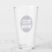 Die schlimmste Mama der Welt Glas (Rückseite)