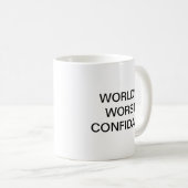 Die schlimmste selbstbewusste Kaffeepause-Tasse de Kaffeetasse (VorderseiteRechts)