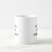 Die schlimmste selbstbewusste Kaffeepause-Tasse de Kaffeetasse (Mittel)