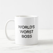Die schlimmste Tasse des Boss-Kaffees (Links)