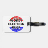 Die schlimmste Wahl je Gepäckanhänger (Rückseite horizontal)