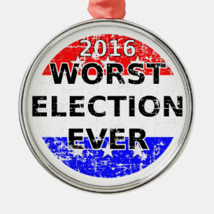 Die schlimmste Wahl je Ornament Aus Metall