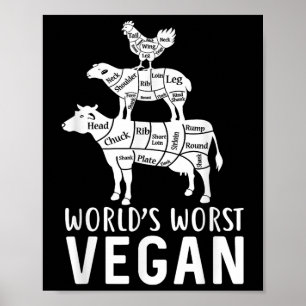 Die schlimmsten Veganen Welten Poster