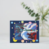 Die Schlittenfahrt von Ernst Ludwig Kirchner Postkarte (Stehend Vorderseite)