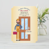 Die Schlosserei Einladung (Stehend Vorderseite)