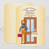 Die Schlosserei Einladung (Vorne/Hinten)