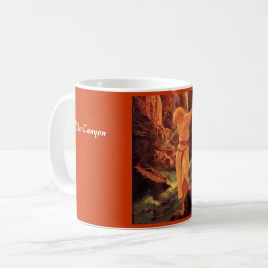 Die Schlucht, Kaffeetasse (Vorderseite Links)