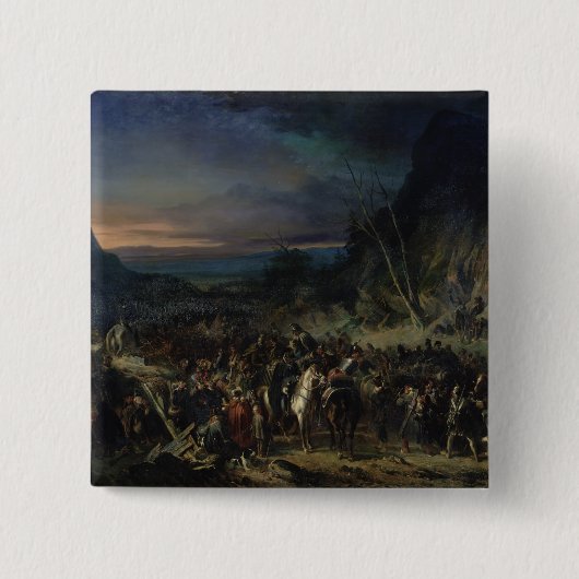 Die Schlucht, Kampagne von 1809, 1843 Button (Vorderseite)