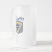 Die Schlummerschwellen (Hockeyteam) Mattglas Bierglas (Vorderseite Links)