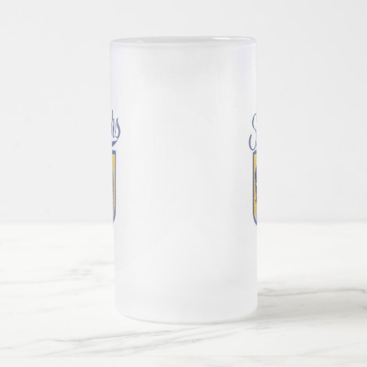 Die Schlummerschwellen (Hockeyteam) Mattglas Bierglas (Mittel)