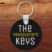 die Schlüssel für die Zentrale Schlüsselanhänger (Vorderseite)