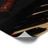 Die Schlüssel zur Musik öffnen alle Herzen Poster (Ecke)