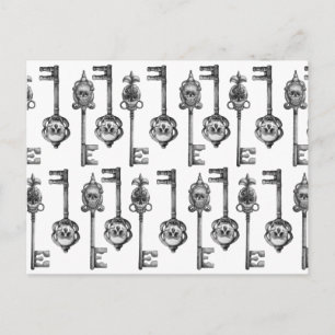 Die Schlüsselanhänger-Postkarte Postkarte