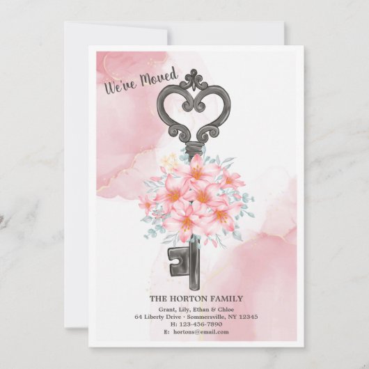 Die Schlüsselankündigung Ankündigung (Vorderseite)