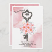 Die Schlüsselankündigung Ankündigung (Vorne/Hinten)