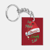 Die Schlüsselkette des Weihnachtsmanns auf der Lis Schlüsselanhänger (Vorderseite links)