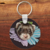 Die Schlüsselkette für die Blume Ferret Schlüsselanhänger (Vorderseite)