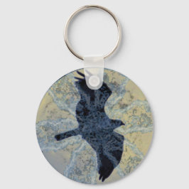 Die Schlüsselkette "Moon and Raven" Schlüsselanhänger